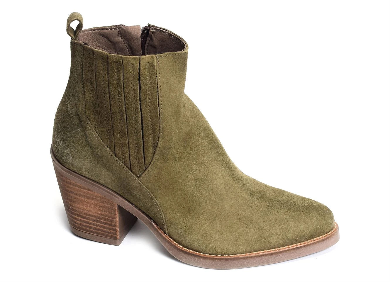 Bottines Et Boots Patricia Miller 5142 Kaki Marron 3 Bottines Et Boots Patricia Miller 5142 Kaki Marron