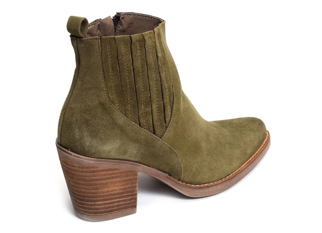 Bottines Et Boots Patricia Miller 5142 Kaki Marron 4 Bottines Et Boots Patricia Miller 5142 Kaki Marron – Image 2