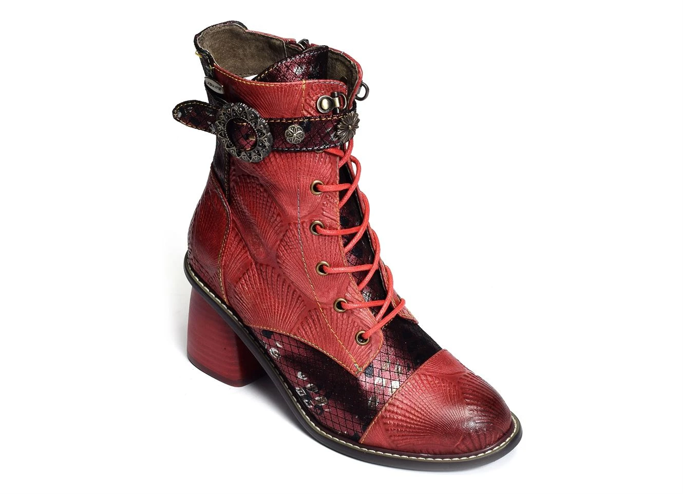 Bottines Et Boots Laura Vita Evcao 41 Rouge 7 Bottines Et Boots Laura Vita Evcao 41 Rouge – Image 5