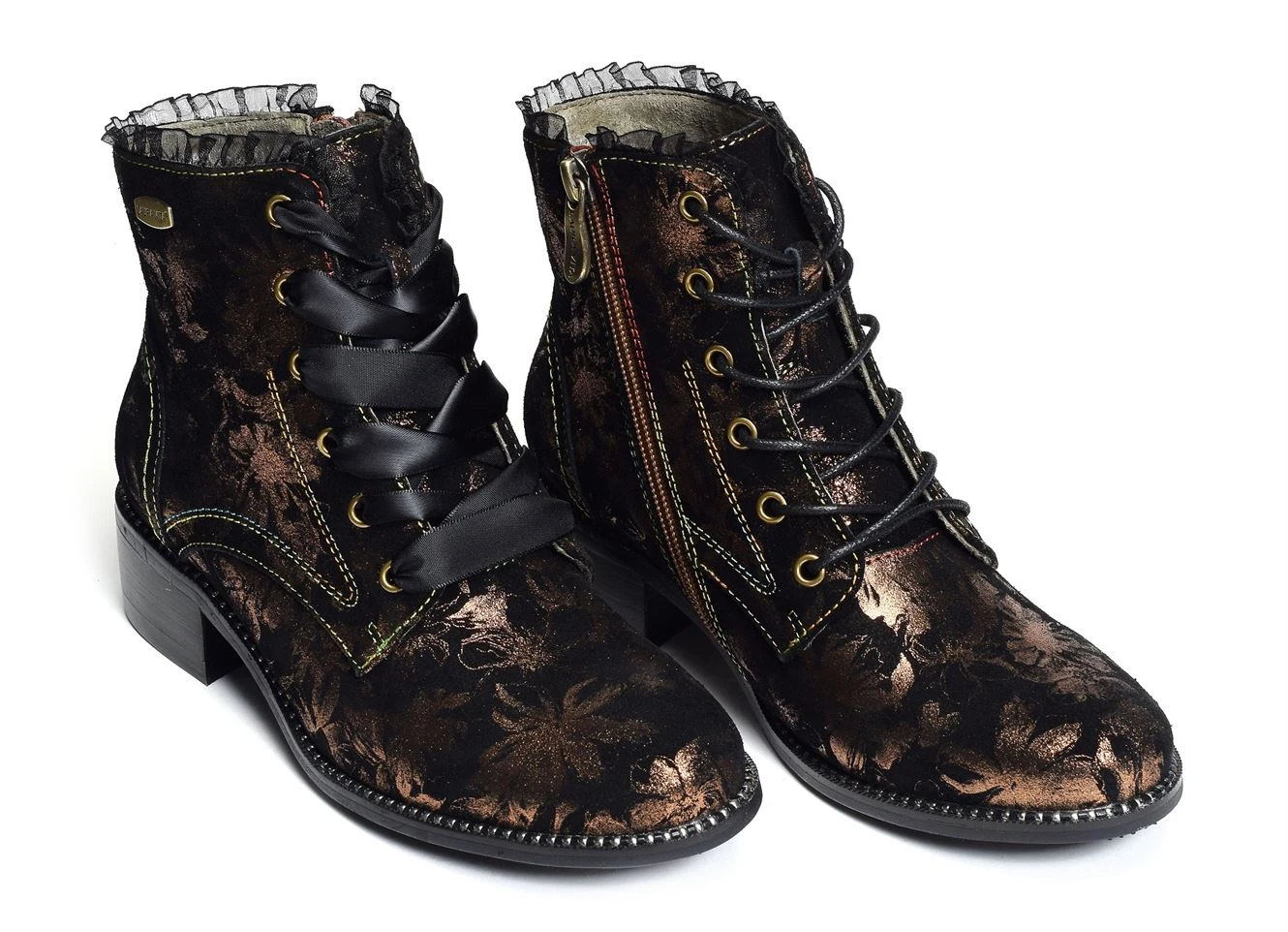 Bottines Et Boots Laura Vita Emcmao 05 Noir Bronze 7 Bottines Et Boots Laura Vita Emcmao 05 Noir Bronze – Image 5