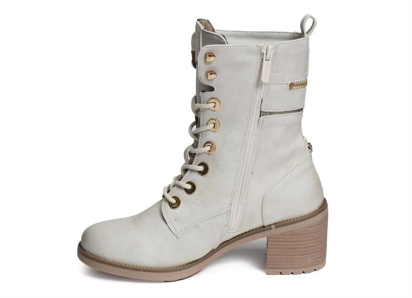 Bottines Et Boots Mustang 1441503 Blanc 5 Bottines Et Boots Mustang 1441503 Blanc – Image 3