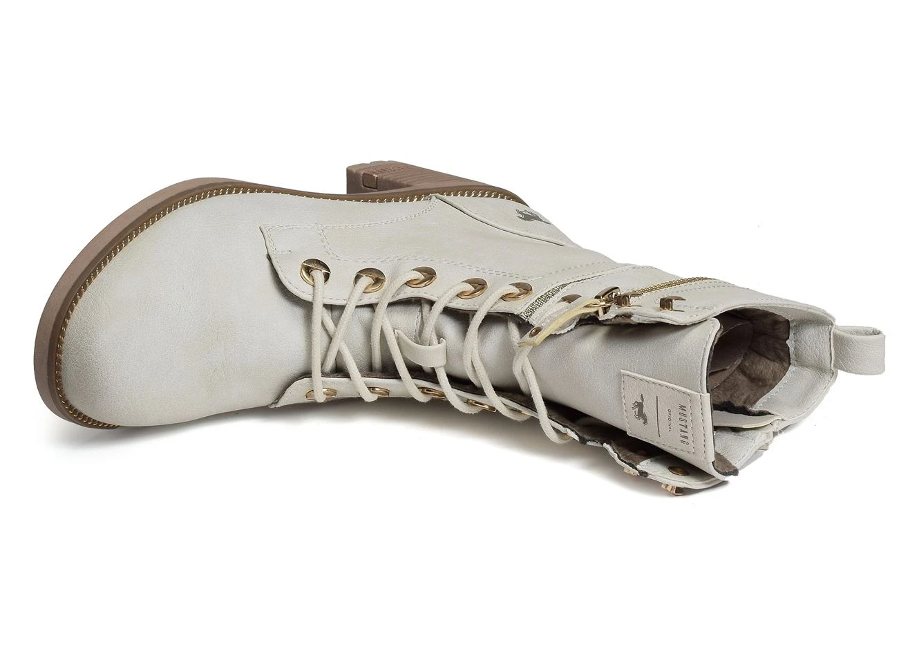 Bottines Et Boots Mustang 1441503 Blanc 6 Bottines Et Boots Mustang 1441503 Blanc – Image 4