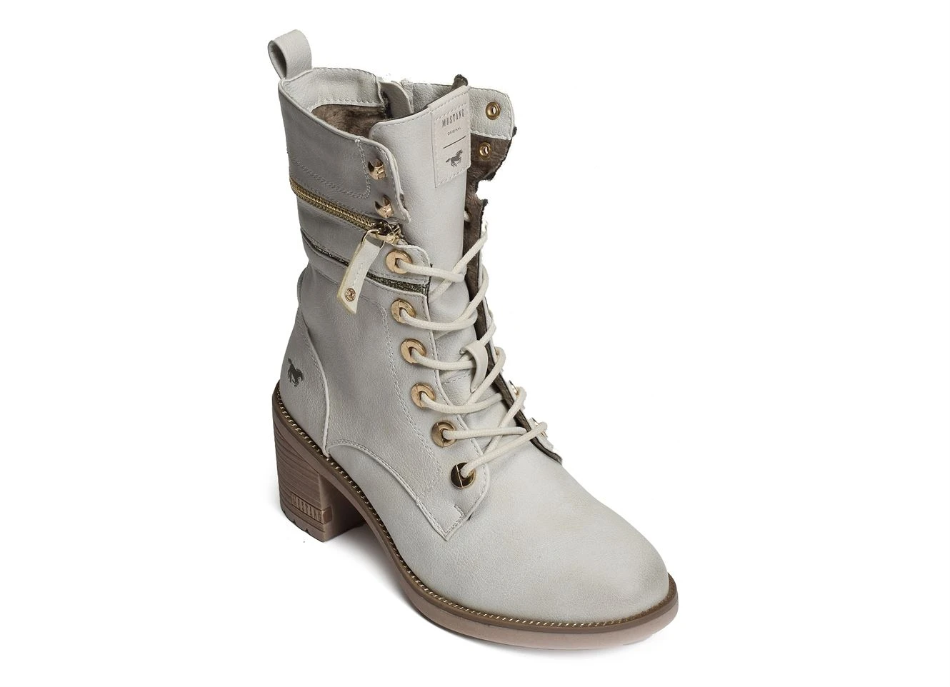 Bottines Et Boots Mustang 1441503 Blanc 7 Bottines Et Boots Mustang 1441503 Blanc – Image 5