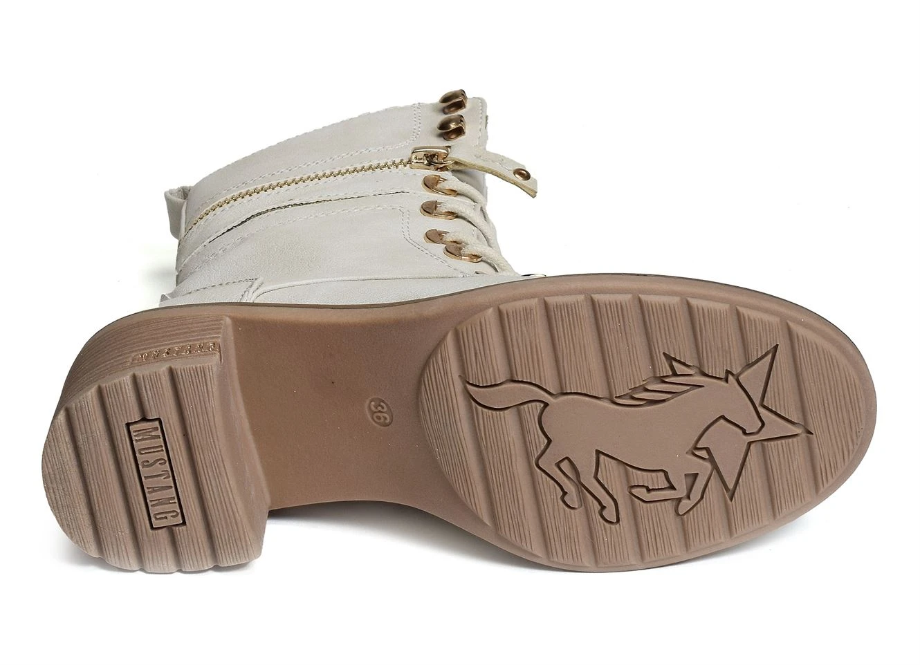 Bottines Et Boots Mustang 1441503 Blanc 8 Bottines Et Boots Mustang 1441503 Blanc – Image 6