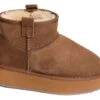 Bottines Et Boots Emu Australia Foy Flatform Micro Chestnut -Geox Soldes Boutique 3101701 1