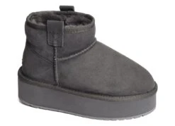 Bottines Et Boots Emu Australia Foy Flatform Micro Gris