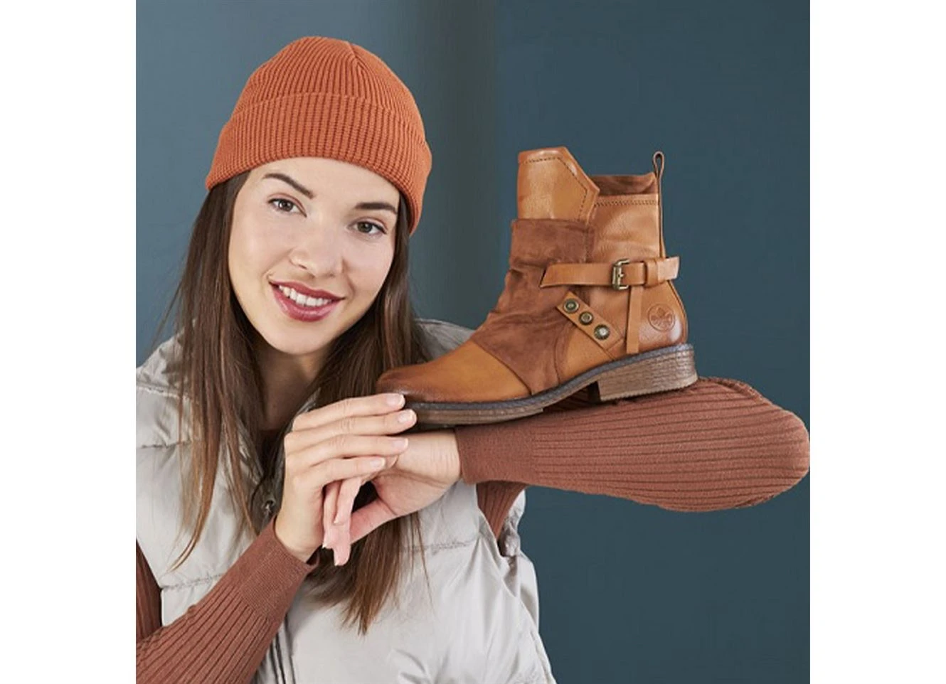 Bottines Et Boots Rieker 92264 Camel 7 Bottines Et Boots Rieker 92264 Camel – Image 5