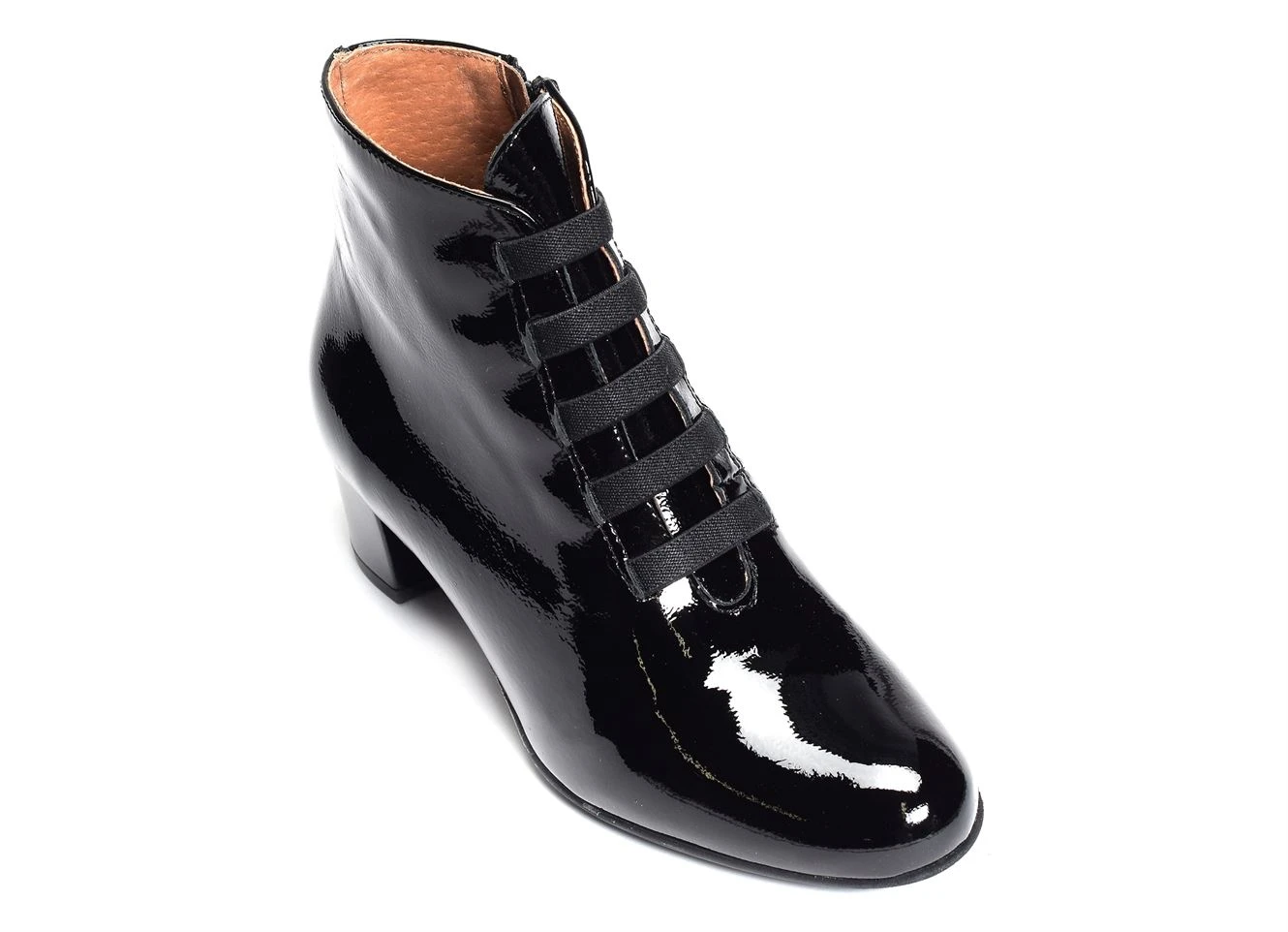 Bottines Et Boots Folies 513 Verni Noir 7 Bottines Et Boots Folies 513 Verni Noir – Image 5