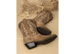 Bottines Et Boots Metisse Dx606 Taupe -Geox Soldes Boutique 3150501 5