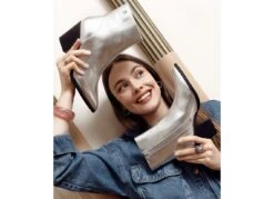 Bottines Et Boots Vanessa Wu Dina Argent -Geox Soldes Boutique 3199601 5