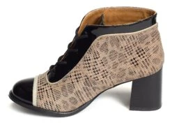 Bottines Et Boots Nemonic 2228 Noir Beige -Geox Soldes Boutique 3318501 3