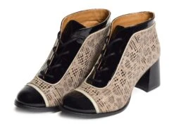 Bottines Et Boots Nemonic 2228 Noir Beige -Geox Soldes Boutique 3318501 4