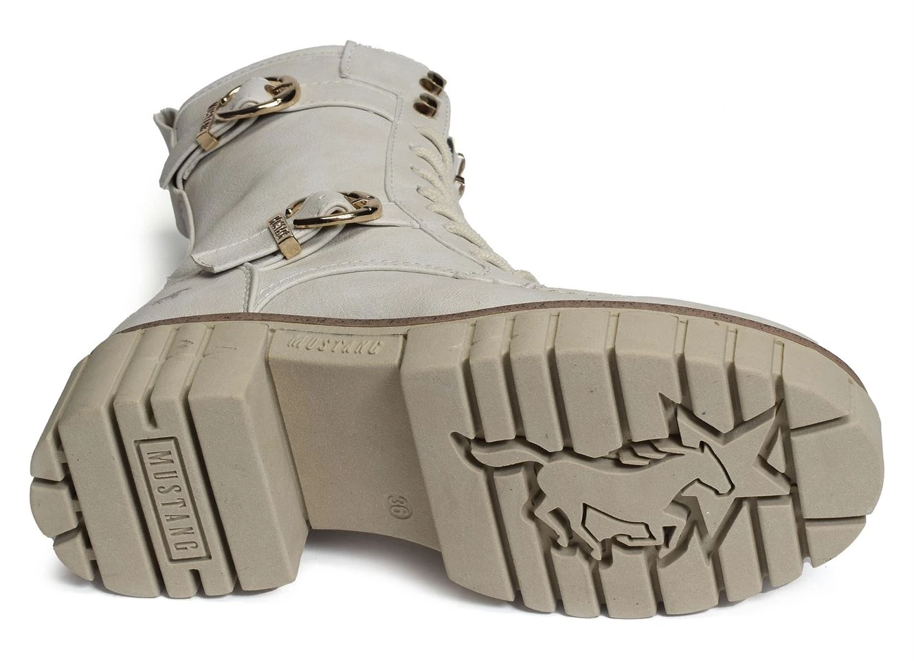 Bottines Et Boots Mustang 1447505 Blanc 8 Bottines Et Boots Mustang 1447505 Blanc – Image 6