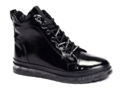 Bottines Et Boots Coco Abricot Sabaillan Verni Noir