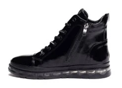 Bottines Et Boots Coco Abricot Sabaillan Verni Noir -Geox Soldes Boutique 6814601 3