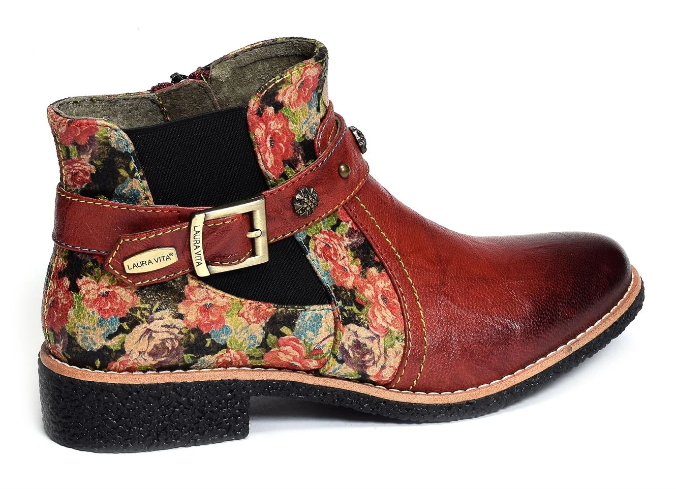 Bottines Et Boots Laura Vita Cocralieo 04 Grenat 4 Bottines Et Boots Laura Vita Cocralieo 04 Grenat – Image 2