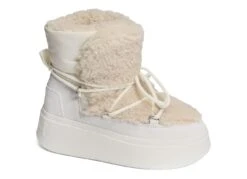 Bottines Et Boots Ash Moboo Blanc Beige