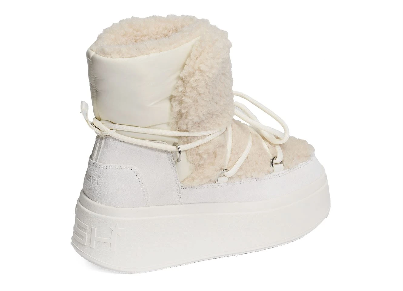 Bottines Et Boots Ash Moboo Blanc Beige 4 Bottines Et Boots Ash Moboo Blanc Beige – Image 2