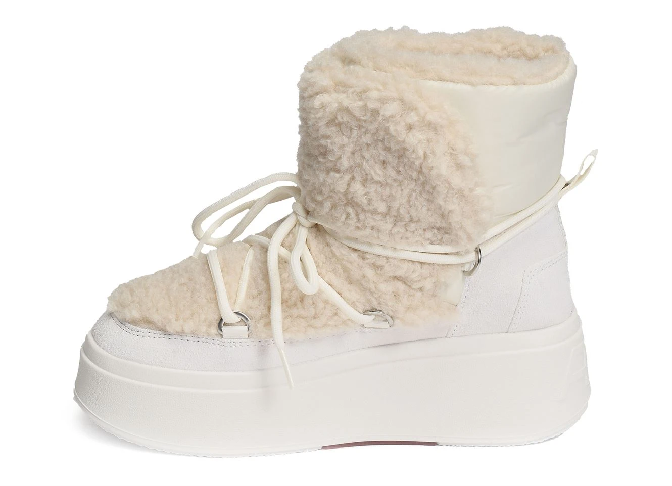 Bottines Et Boots Ash Moboo Blanc Beige 5 Bottines Et Boots Ash Moboo Blanc Beige – Image 3