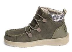 Bottines Et Boots Heydude Eloise Kaki -Geox Soldes Boutique 7021301 3