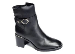 Bottines Et Boots Tommy Hilfiger Th Belt Heeled Boot 6766 Noir