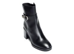 Bottines Et Boots Tommy Hilfiger Th Belt Heeled Boot 6766 Noir -Geox Soldes Boutique 7029601 5