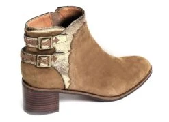 Bottines Et Boots Mamzelle Tesla Taupe -Geox Soldes Boutique 9043701 2