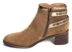Bottines Et Boots Mamzelle Tesla Taupe -Geox Soldes Boutique 9043701 3