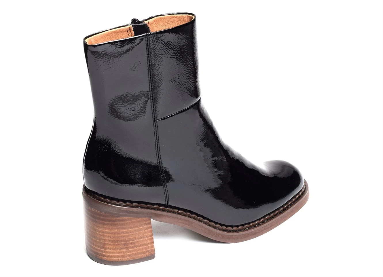 Bottines Et Boots Mamzelle Rebabi Verni Noir 4 Bottines Et Boots Mamzelle Rebabi Verni Noir – Image 2