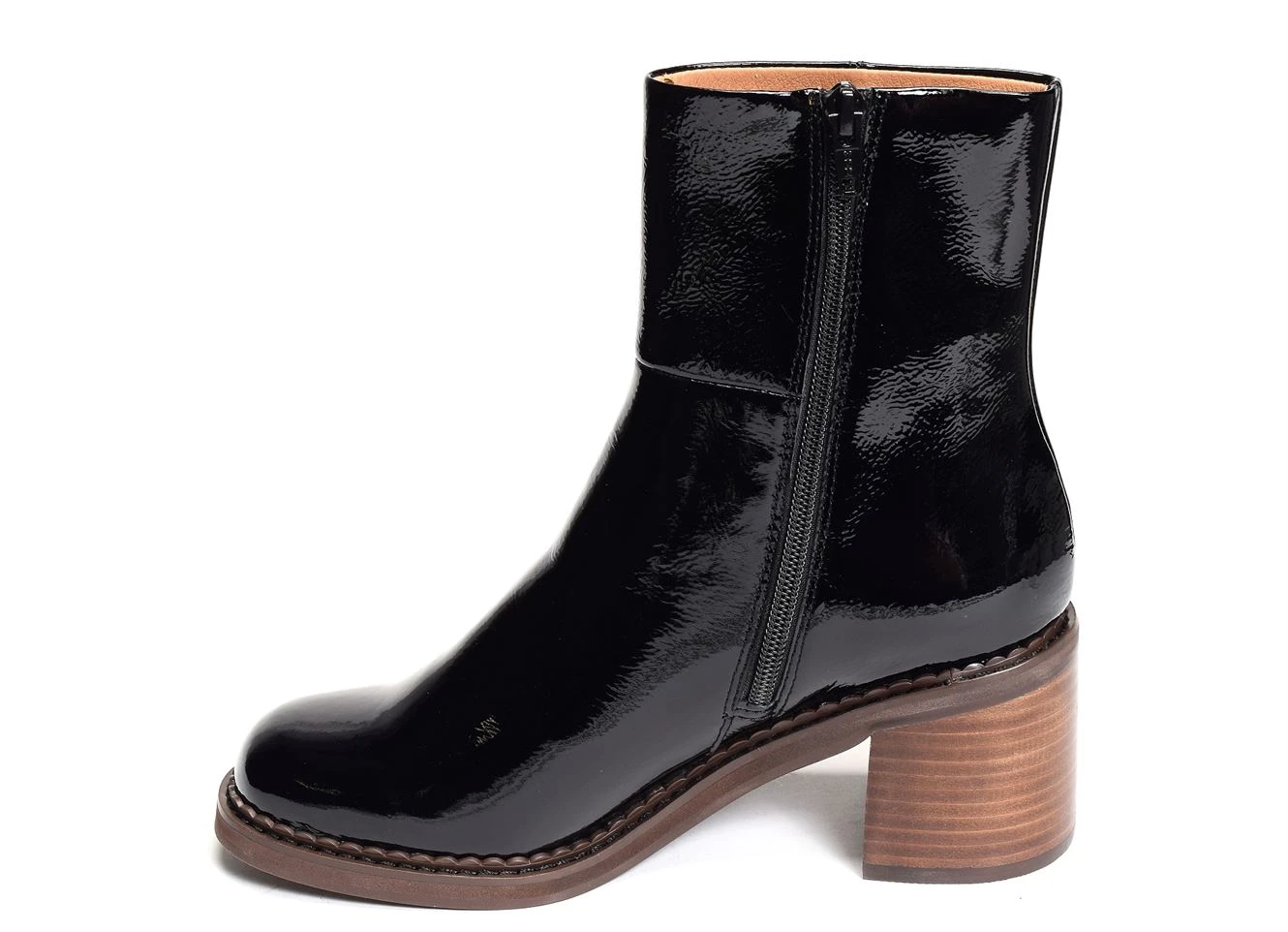 Bottines Et Boots Mamzelle Rebabi Verni Noir 5 Bottines Et Boots Mamzelle Rebabi Verni Noir – Image 3