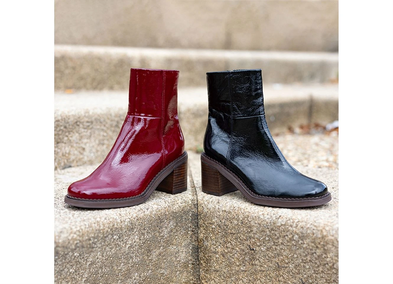 Bottines Et Boots Mamzelle Rebabi Verni Noir 7 Bottines Et Boots Mamzelle Rebabi Verni Noir – Image 5