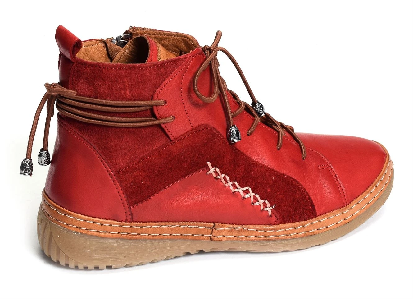 Bottines Et Boots Madory Nukol Rouge 4 Bottines Et Boots Madory Nukol Rouge – Image 2