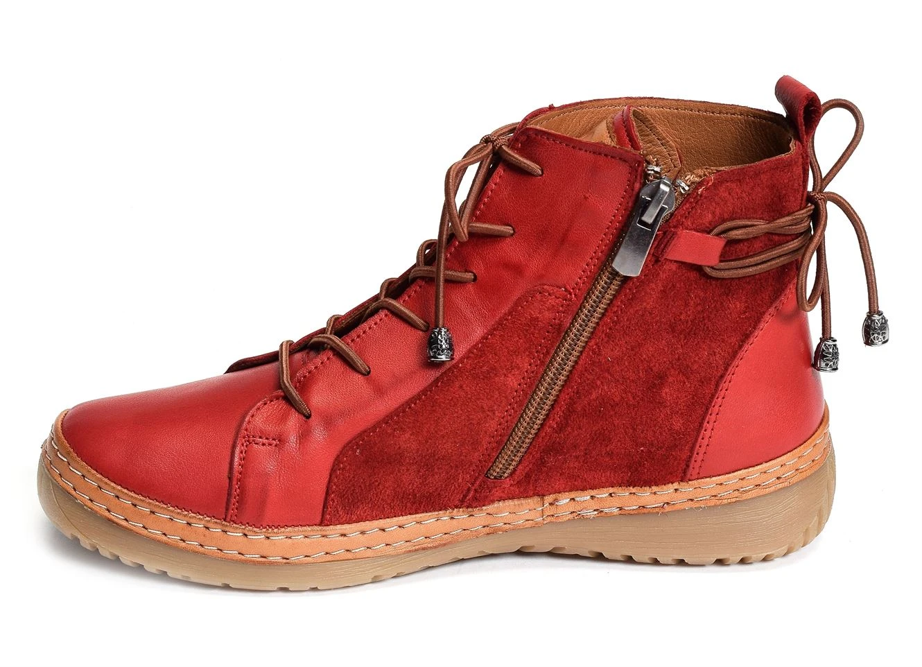 Bottines Et Boots Madory Nukol Rouge 5 Bottines Et Boots Madory Nukol Rouge – Image 3