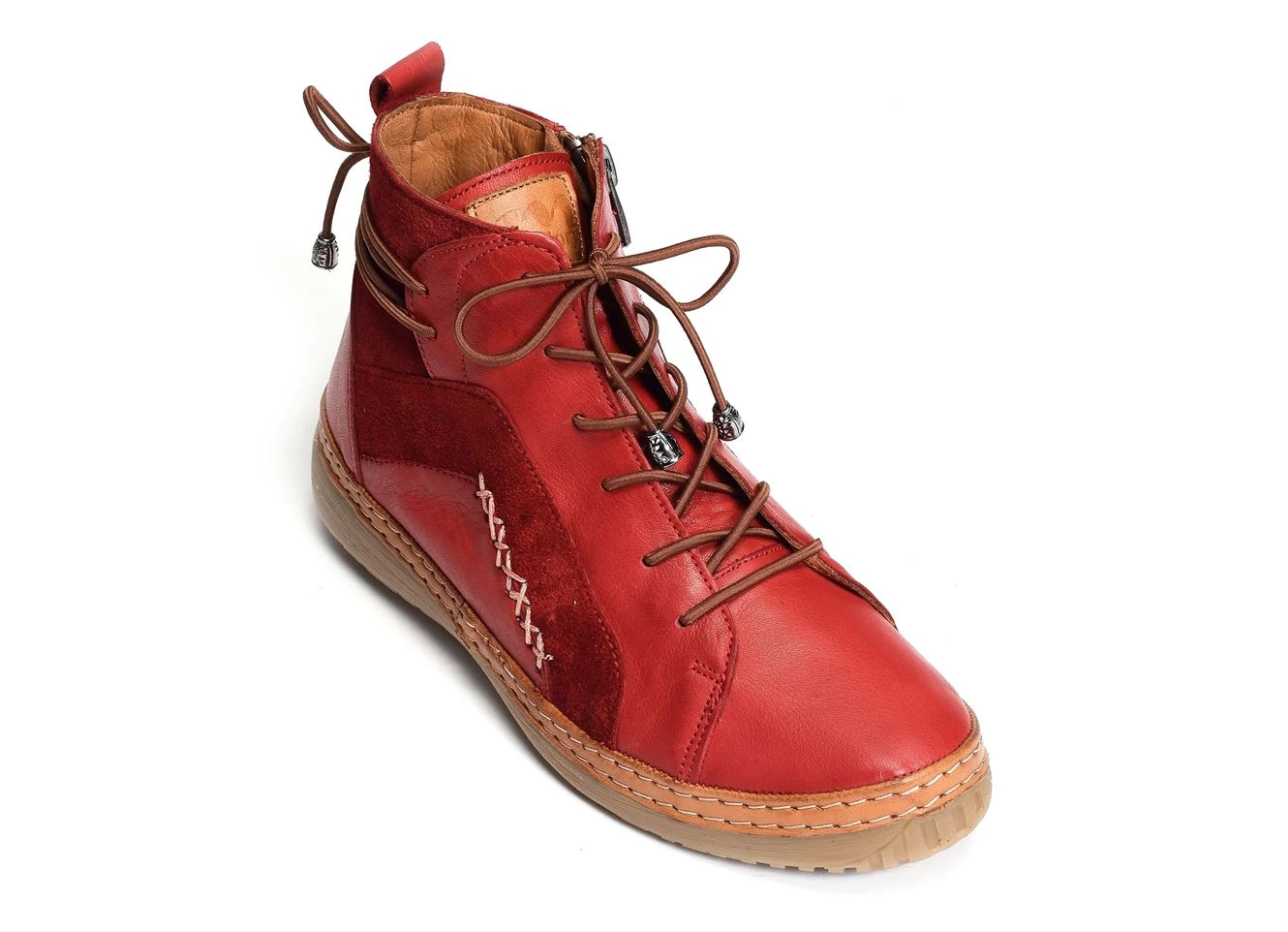 Bottines Et Boots Madory Nukol Rouge 7 Bottines Et Boots Madory Nukol Rouge – Image 5