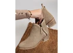 Bottines Et Boots Alpe Nelly 5050 Beige -Geox Soldes Boutique 9644501 5