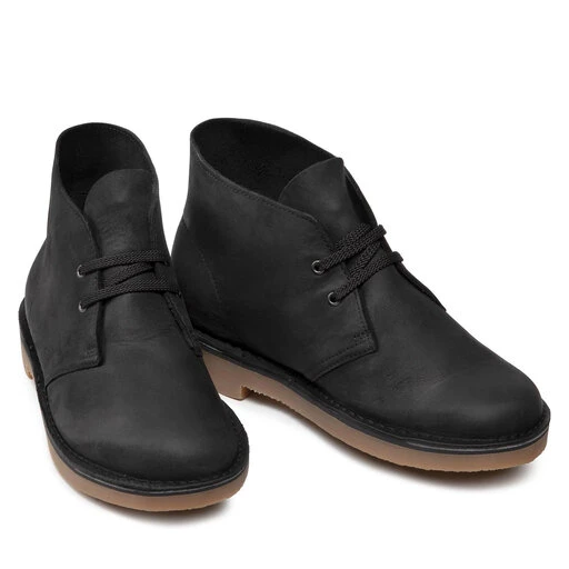 Boots Clarks Bushacre 3 261535297 Black Leather 7 Boots Clarks Bushacre 3 261535297 Black Leather – Image 5