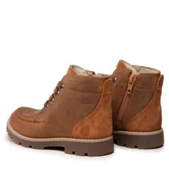 Boots Clarks Heath Lace T 261540917 Tan Leather -Geox Soldes Boutique boots clarks heath lace t 261540917 tan leather 2