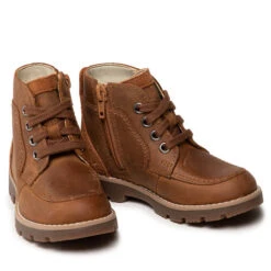 Boots Clarks Heath Lace T 261540917 Tan Leather -Geox Soldes Boutique boots clarks heath lace t 261540917 tan leather 4