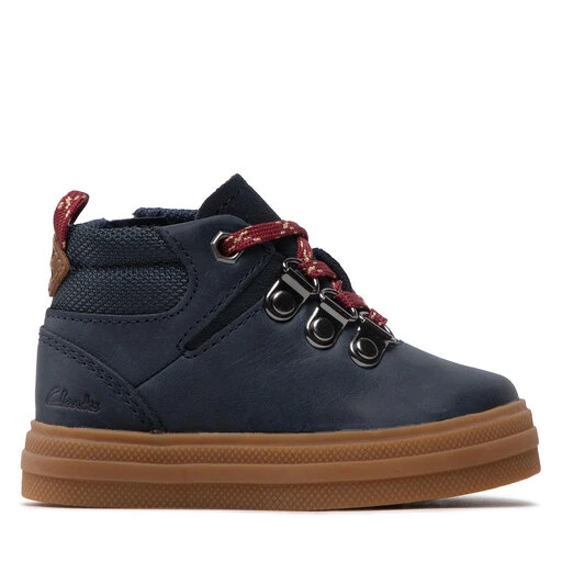 Boots Clarks Nova Hike T 261619297 Navy Leather 4 Boots Clarks Nova Hike T 261619297 Navy Leather – Image 2