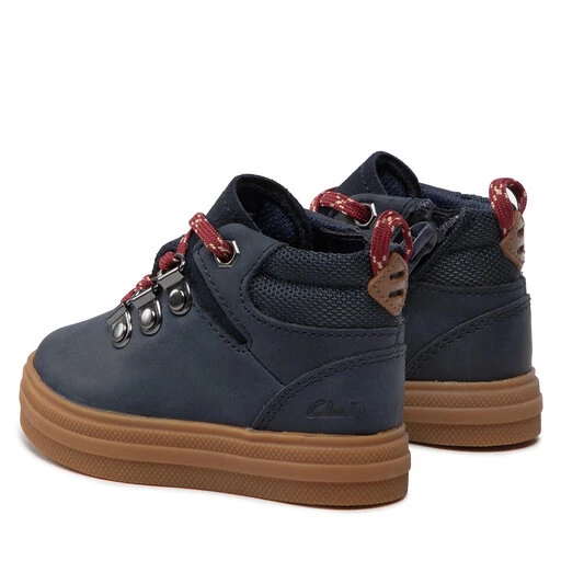 Boots Clarks Nova Hike T 261619297 Navy Leather 5 Boots Clarks Nova Hike T 261619297 Navy Leather – Image 3