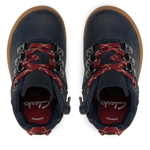 Boots Clarks Nova Hike T 261619297 Navy Leather 7 Boots Clarks Nova Hike T 261619297 Navy Leather – Image 5