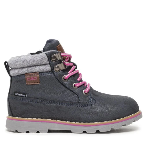Boots CMP Kids Thuban Lifestyle Shoes Wp 39Q4944 Antracite/Carminio 4 Boots CMP Kids Thuban Lifestyle Shoes Wp 39Q4944 Antracite/Carminio – Image 2