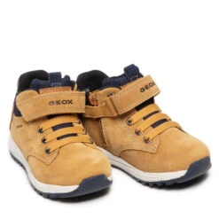 Boots Geox B Alben B. C B163CC 02213 C2117 S Yellow/Navy -Geox Soldes Boutique boots geox b alben b c b163cc 02213 c2117 s yellow navy 4