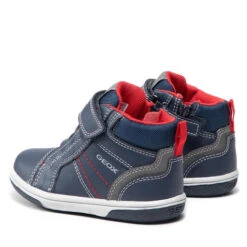 Boots Geox B Flick B.A B1637A 054FU C0735 S Navy/Red -Geox Soldes Boutique boots geox b flick b a b1637a 054fu c0735 s navy red 2