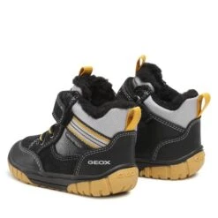 Boots Geox B Omar B. Wpf A B262DA 022ME C0054 M Black/Yellow -Geox Soldes Boutique boots geox b omar b wpf a b262da 022me c0054 m black yellow 2