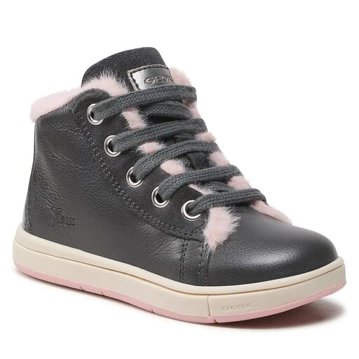 Boots Geox B Trottola G. B B264AB 04422 C1377 S Dk Grey/Dk Pink 3 Boots Geox B Trottola G. B B264AB 04422 C1377 S Dk Grey/Dk Pink