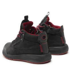 Boots Geox J Aeranter B.Abx A J04CYA 0CL11 C0260 S Black/Dk Red -Geox Soldes Boutique boots geox j aeranter b abx a j04cya 0cl11 c0260 s black dk red 2