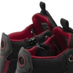 Boots Geox J Aeranter B.Abx A J04CYA 0CL11 C0260 S Black/Dk Red -Geox Soldes Boutique boots geox j aeranter b abx a j04cya 0cl11 c0260 s black dk red 5