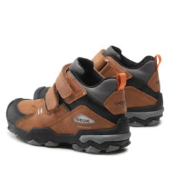 Boots Geox J Buller B.B Abx A J169WA 0MEFU C0616 S Brown/Orange -Geox Soldes Boutique boots geox j buller b b abx a j169wa 0mefu c0616 s brown orange 2