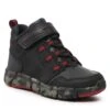Boots Geox J Flexyper B.B Abx A J949XA 032FU C0048 S Black/Red -Geox Soldes Boutique boots geox j flexyper b b abx a j949xa 032fu c0048 s black red